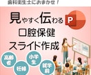 分かりやすい口腔保健教育のPPT作ります あなたは話すだけ、資料は任せて！ イメージ1