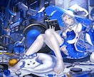 ダークな世界観で目立つイラストを描きます 個性を出したい方も早期での納品も幅広くご対応可能です イメージ4