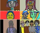 超～☆個性的なキャラ作成、致します 商用化OK☆提案·修正、納得するまで、著作権譲渡!!! イメージ4