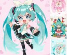 細部もしっかり！デフォルメちびキャラクター描きます 細部までしっかり！デフォルメ・ミニ・ちびキャラクター描きます イメージ5