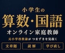 小5小6の算数国語をオンラインで個別指導します 元小学校教諭20年以上。文章題・読解のつまずきを見抜きます イメージ1