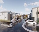 リアルな外観パースを制作します コーディネート提案、建売住宅最適 イメージ8