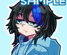 個性が伝わる！SNSアイコン描きます 表情と配色で“推せる”アイコン制作 イメージ2