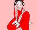 どこか懐かしい少女漫画風の女の子を描きます 【デジタルも始めました】レトロタッチの女の子イラスト イメージ7