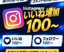 インスタ日本人100いいね〜付与します 業界最安値　日本人100いいね付与 イメージ1