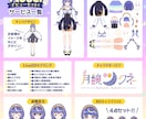 Vtuberデビュー応援!!全工程制作します Live2Dモデル・ロゴ・表情差分まで全部込!! イメージ4