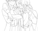 キャラクター線画制作いたします 線画の描きおこし、クリーンアップいたします！ イメージ2