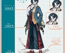 立ち絵や一枚絵等のイラストを制作します TRPG等に使える立ち絵や、一枚絵等を描きます イメージ2