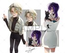 一枚絵・歌ってみた用・立ち絵等お描きします 丁寧なヒアリングで活動のお手伝いをします！ イメージ3