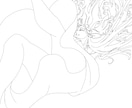 細いものなどもできます あなただけのモノクロイラスト作成します イメージ6