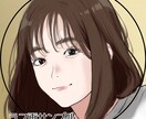 デフォルメしすぎないアニメ調似顔絵アイコン描きます どのSNSでも使いやすいデフォルメ具合 イメージ6