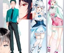 人物キャラ、立ち絵、モンスターなどなんでも描きます 商用利用可能！ご要望に添えられるイラスト提案します！ イメージ1