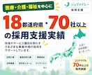 30日間【介護職】のジョブメドレー採用を代行します ｜慢性的な人手不足に｜求人改善＋スカウトでヘルパー採用を支援 イメージ4