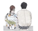 シンプルな線画イラストを描きます 思い出を形に、イラストにしてみませんか♡ イメージ7