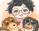 特徴を捉えた可愛くキレイな似顔絵を描きます 最短3日！記念日や友達家族へのプレゼントにオススメ♬.*ﾟ イメージ4