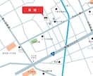 シンプルで読みやすい地図作成致します ショップカードやチラシに掲載できるおしゃれでシンプルな地図 イメージ6
