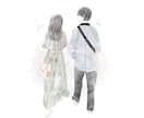 商用可◆写真1枚からイラスト作成します 簡単依頼♪オシャレな淡いイラストで優しい印象に◎ イメージ5