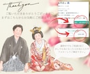 おしゃれで温かい似顔絵結婚証明書、お描きします ゲストとつくる、インテリアにもピッタリな似顔絵結婚証明書♩ イメージ10