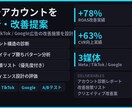 Meta/TikTok広告アカウントを診断します 改善施策を優先度付きレポートでご提案 イメージ1