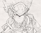 かっこいいおしゃれダークな感じのイラストを描きます アンニュイな雰囲気のオシャレなアイコン等が欲しい方におすすめ イメージ8