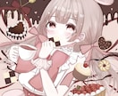 キラキラ可愛い女の子イラスト作成します アイコンやヘッダー、動画の挿絵や広告などにいかがでしょうか！ イメージ3