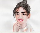 似顔絵水彩画の手描きの作品ですます 一品一品手描きの作品です水彩画です イメージ7