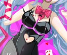 格安で可愛い厚塗りorアニメ塗り一枚絵描きます Vtuber様などにオススメ格安プラン イメージ6
