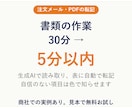 注文メールやPDFの転記をAIで自動化します 30分の書類作業を5分にした実例あり。小さく試せます イメージ1