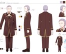 キャラクターデザイン・立ち絵描きます 商用OK！幅広いオリジナル・既存キャラクターを描きます イメージ5