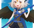 色んな絵柄でキャラクターメインの一枚絵を作成します アニメ塗り/厚塗り/デフォルメ/ドット等幅広い絵柄で作成 イメージ7