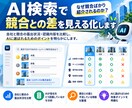 AI検索で競合との差を見える化します なぜ競合がAIに選ばれるのか、差と不足情報を分析 イメージ1