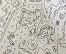 オリジナルぬり絵【10枚セット】販売します ☆幼児＆児童向け☆3～9才くらいのお子様にオススメ！！ イメージ2