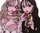魅力たっぷり思わず目を惹くイラスト作成いたします 強めでセクシーな女の子を得意とします イメージ4