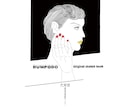 はがきサイズ以内のイラスト描きます ロック、和風、ゴシック風のイラストを探してる方におススめ イメージ6