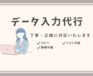 データ入力・コツコツ作業を丁寧に対応しまします 手が回らないデータ入力、丁寧に代行します イメージ1