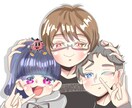 素顔NG大歓迎あなたの理想の自分をポップに描きます あなただけのイラストを書きます！アイコンなどに使用ok イメージ1