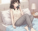 気楽に話せます ベットの上でごろごろしながら、どうでもいい話しよう イメージ1