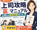 上司攻略「裏」マニュアルを提供します プロファイリングと人事15年の視点で上司との関係改善のヒント イメージ1