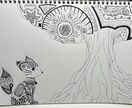 ゼンタングルアートでデザインします テーマにあったイメージをゼンタングルアートで表現します イメージ1