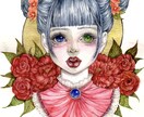 挿絵や似顔絵、ウェルカムボード描きます 毒かわいい世界観をお届けします イメージ2