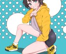 女性キャラのイラスト描きます 絵柄寄せ、商用利用可(オプション込)。 イメージ1