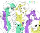 SNSアイコン、動画サムネ、キャラデザイン描きます 色んな絵柄使えます！オールマイティに対応します！ イメージ6