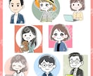 ゆるかわSNSアイコン◎やさしいタッチで描きます ―ゆるくて、かわいくて、ちょっと似てる―アイコンお届けします イメージ5