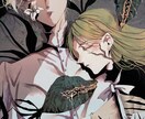 フルカラーイラストを制作します 繊細な作画。あなたのOC、オリジナルストーリーを一枚の絵に イメージ4