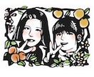 切り絵風の似顔絵制作いたします 大切な思い出を、世界にひとつの切り絵風似顔絵に。 イメージ2