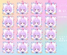 Vtuber立ち絵／IRIAM対応イラスト描きます 配信や実況を彩る！可愛いキャラをオリジナル制作 イメージ3