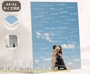ゲスト参加型の結婚証明書パネル作ります 厚さ7mmのマットパネル納品★ イメージ1