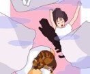 あなたのお写真を可愛くイラスト化します 家族やペット、恋人との思い出をシンプルなイラストに！ イメージ5