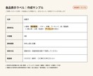 中級食品表示診断士がお菓子のラベルを作成します クッキー・マフィンなど焼き菓子専門。minne・マルシェへ イメージ2