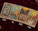 4枚のタロットであなたの「本音と理想」を占います 絵柄の動きから本音を導く、独自のテトラリーディングです イメージ1